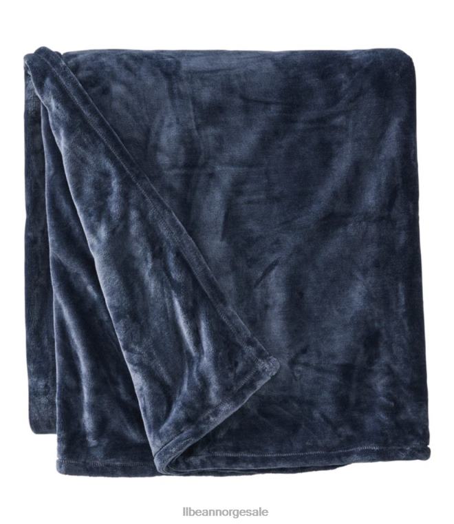 unisex ond koselig lett teppe 24VDH6334 L.L.Bean bedding ravn blå