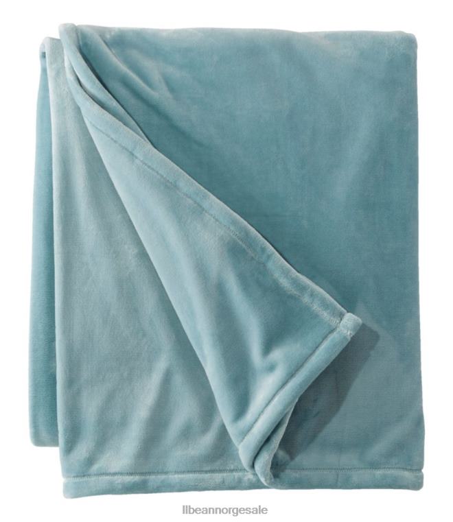 unisex ond koselig lett teppe 24VDH7154 L.L.Bean bedding blågress