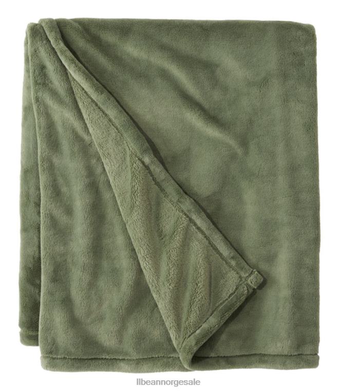 unisex ond plysjkast 24VDH7121 L.L.Bean bedding dyp oliven