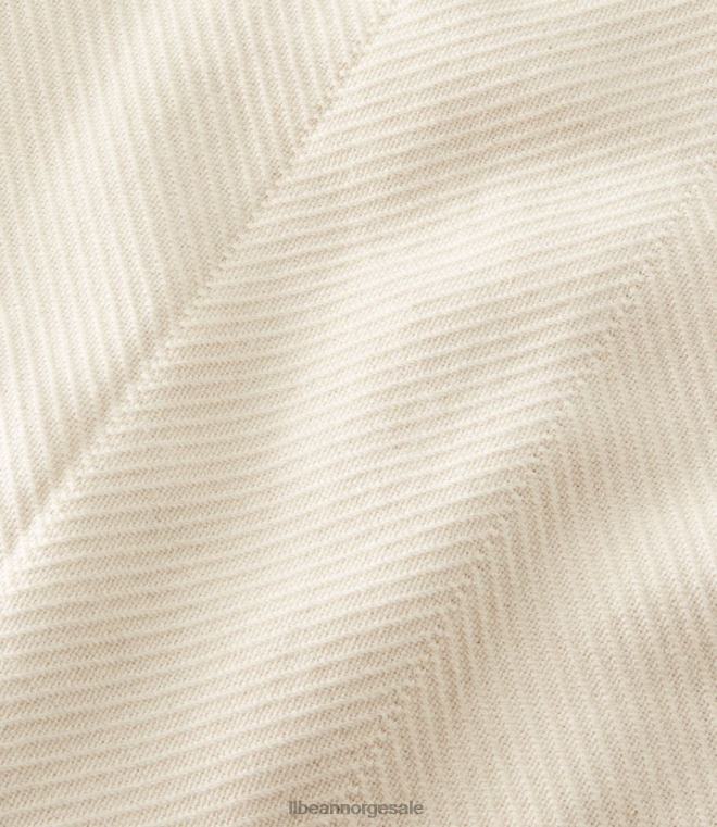 unisex teppe i økologisk bomull 24VDH6319 L.L.Bean bedding hvit