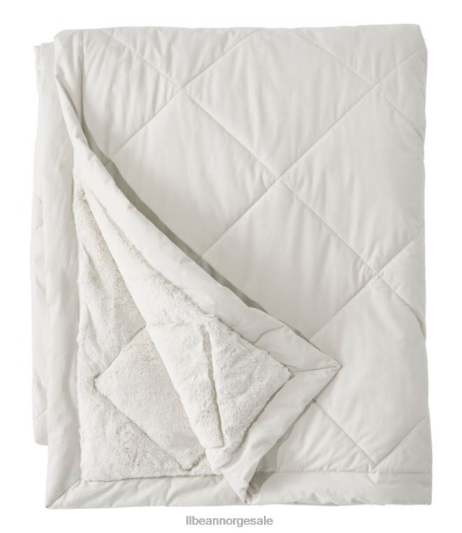 unisex ultraplysj dunpledd 24VDH6373 L.L.Bean bedding sølvmåne
