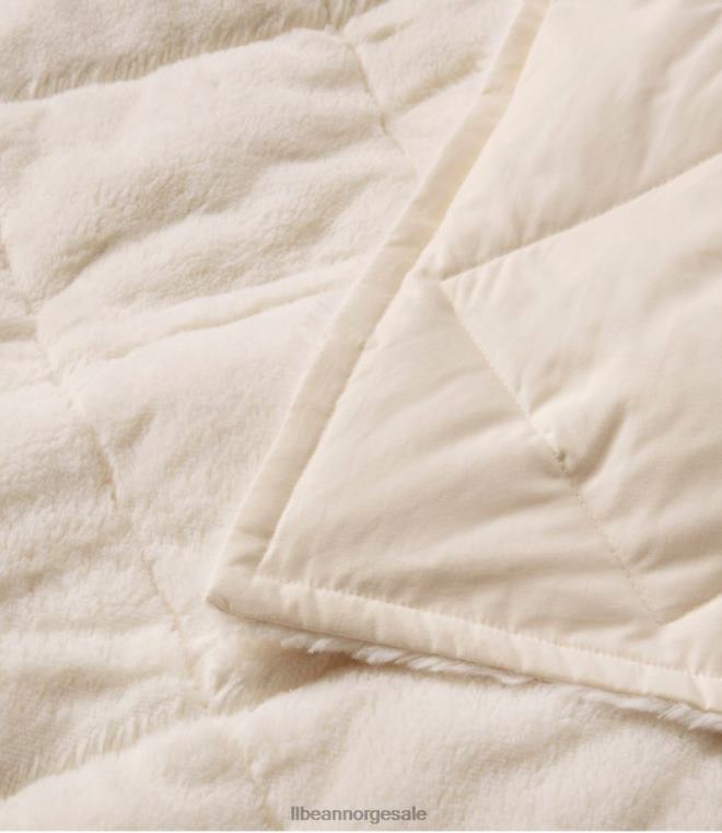 unisex ultraplysj nedkast 24VDH4525 L.L.Bean bedding krem