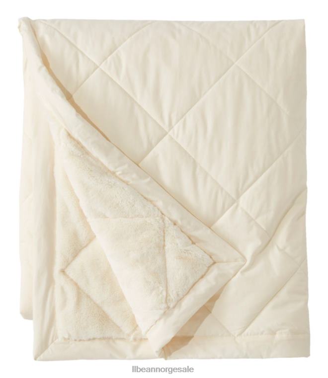 unisex ultraplysj primaloft teppe 24VDH4459 L.L.Bean bedding krem