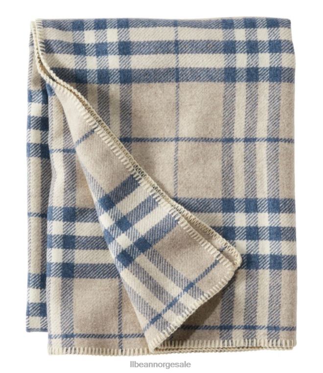 unisex vaskbart ullteppe pledd 24VDH5536 L.L.Bean bedding naturlig lyng