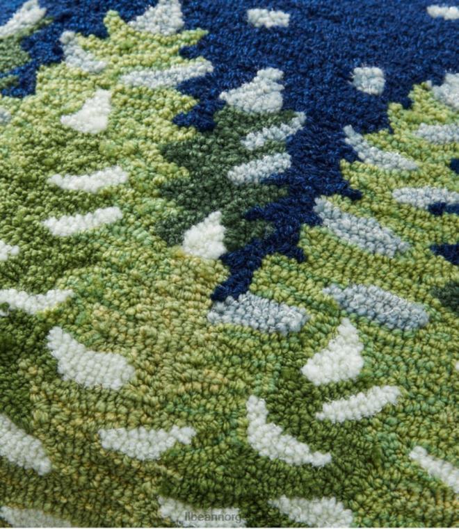 unisex innendørs/utendørs kroket pute la det snø 24VDH2577 L.L.Bean hjemmedekorasjon multi
