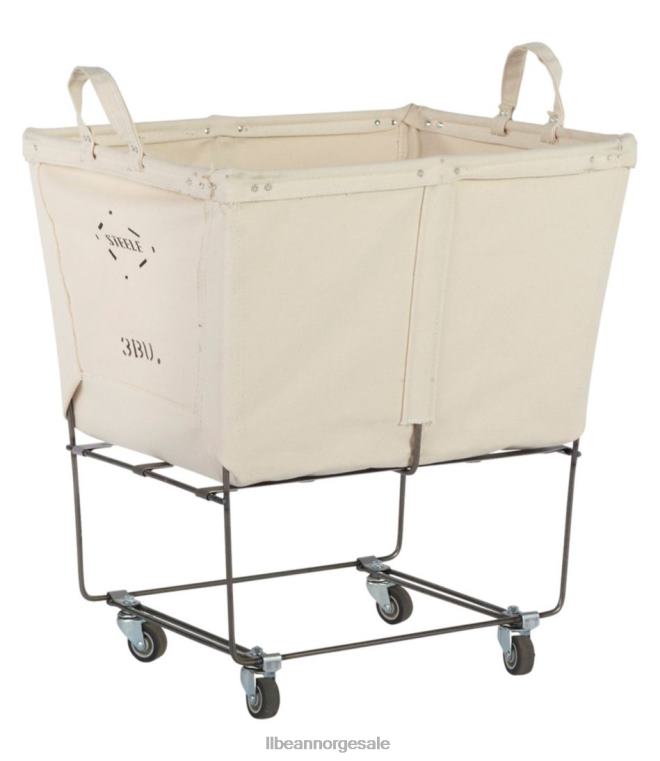 unisex ståle tre skjepper forhøyet vogn med hjul 24VDH2750 L.L.Bean hjemmedekorasjon naturlig