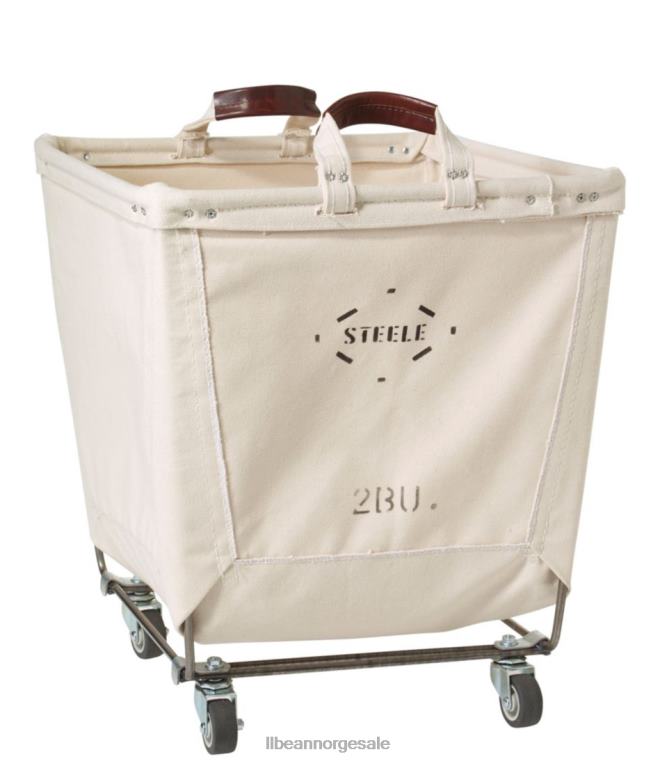 unisex steele to skjepper liten bærekurv med hjul 24VDH2802 L.L.Bean hjemmedekorasjon naturlig
