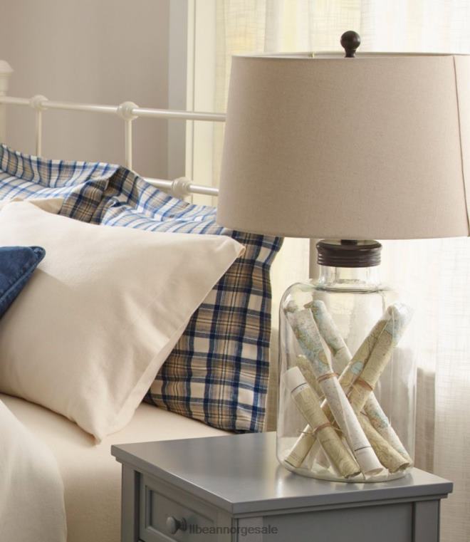 unisex bordlampe som kan fylles i glass 24VDH2810 L.L.Bean hjemmedekorasjon klar