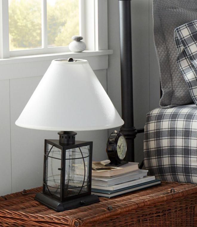 unisex orkan bordlampe 24VDH2826 L.L.Bean hjemmedekorasjon svart