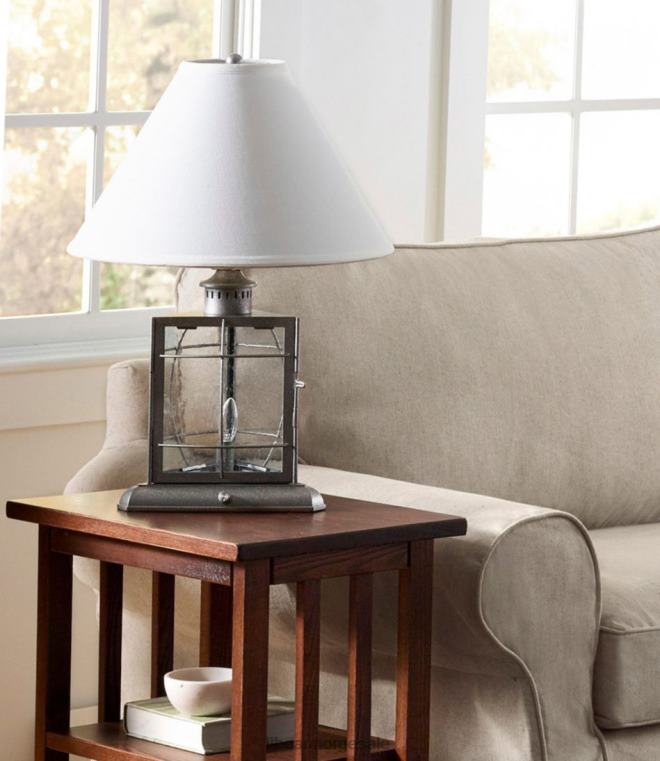 unisex orkan bordlampe 24VDH4534 L.L.Bean hjemmedekorasjon galvanisert