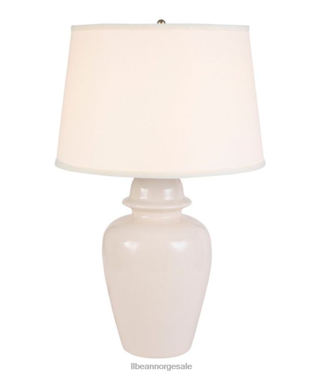 unisex portland keramisk lampe 24VDH4536 L.L.Bean hjemmedekorasjon elfenbein