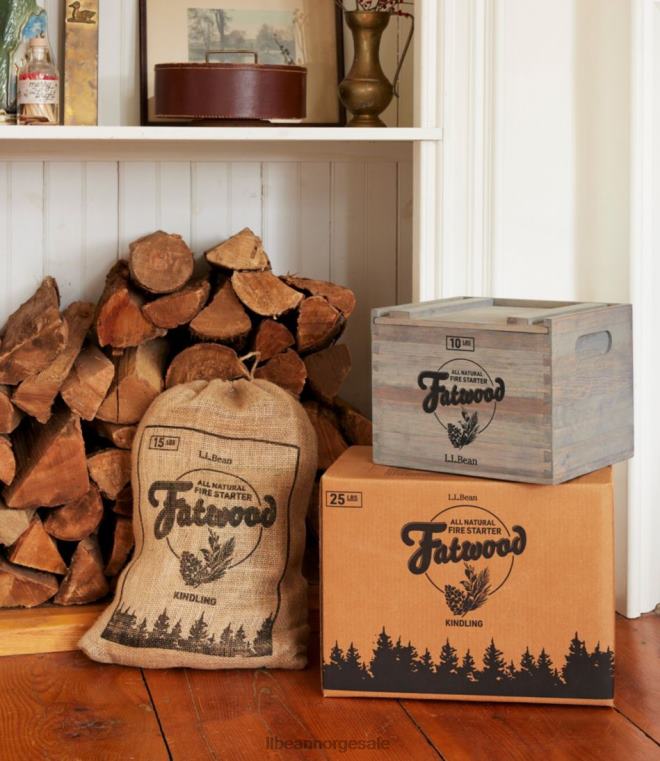 unisex fatwood kasse 24VDH2740 L.L.Bean hjemmedekorasjon grå