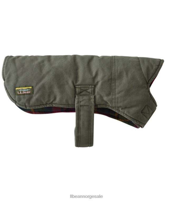 unisex vendbar feltfrakk for hunder 24VDH3874 L.L.Bean hjem varer oliven