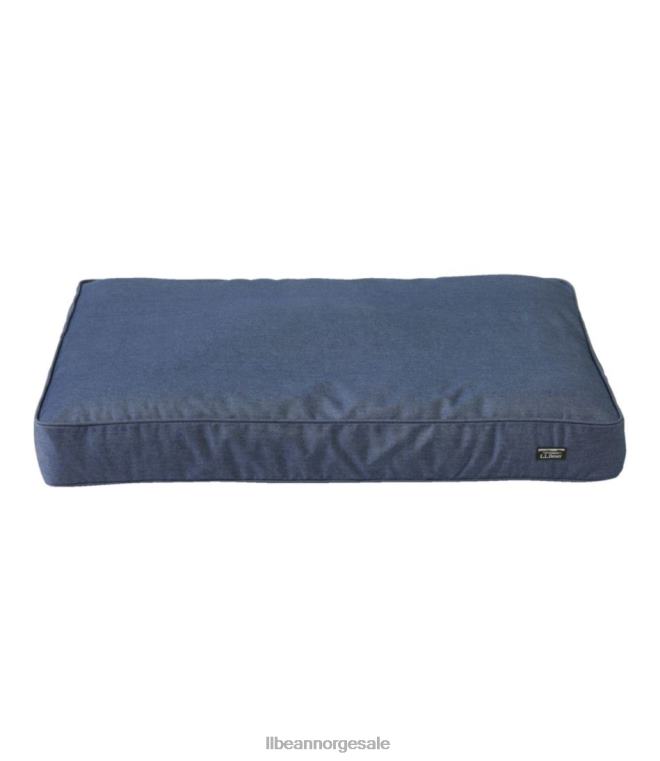 unisex førsteklasses denim terapeutisk hundeseng rektangulær 24VDH2076 L.L.Bean hjem varer vintage indigo