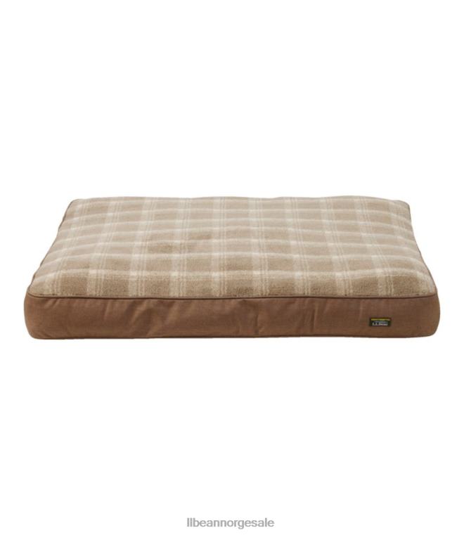 unisex terapeutisk hundeseng av premium fleece rektangulær 24VDH4153 L.L.Bean hjem varer burlap