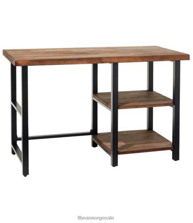 unisex grov furu skrivebord 24VDH2841 L.L.Bean innendørs møbler rustikk naturlig