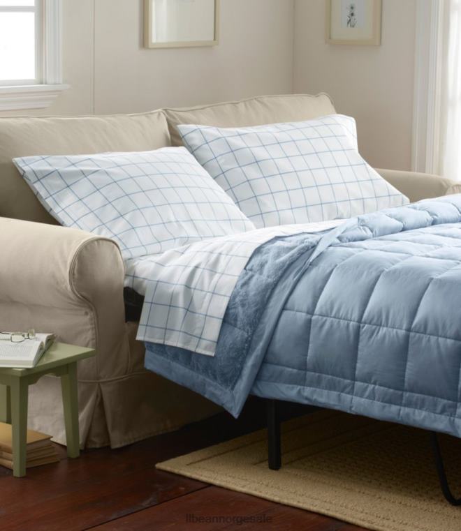 unisex furupunkt sovesofa med glidetrekk 24VDH2906 L.L.Bean innendørs møbler lin beige