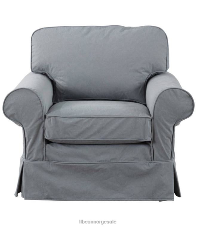 unisex furu spiss stol med glidetrekk 24VDH4549 L.L.Bean innendørs møbler chambray