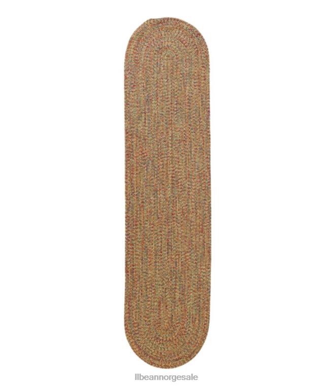 unisex allværs flettet løper konsentrisk mønster oval 24VDH6383 L.L.Bean hjem varer halm tweed