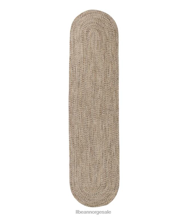 unisex allværs flettet løper konsentrisk mønster oval 24VDH6857 L.L.Bean hjem varer sand multi