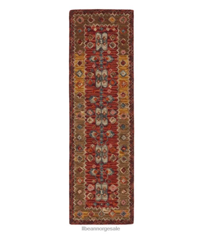 unisex dobbel kant ull kroket løper 24VDH2875 L.L.Bean hjem varer sienna multi