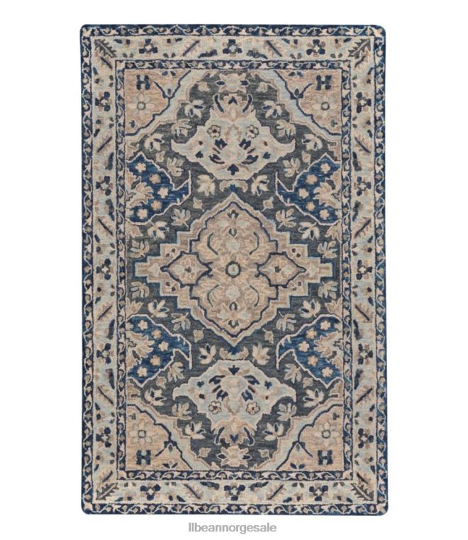 unisex tuftet teppe med diamantblomster 24VDH2869 L.L.Bean hjem varer blekk