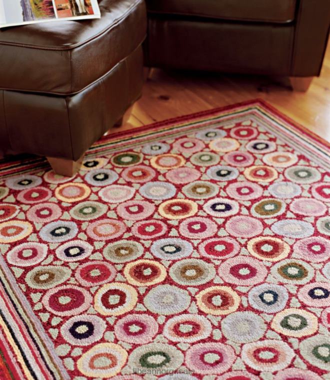 unisex ullkroket teppemynter 24VDH2487 L.L.Bean hjem varer blå lyse mynter