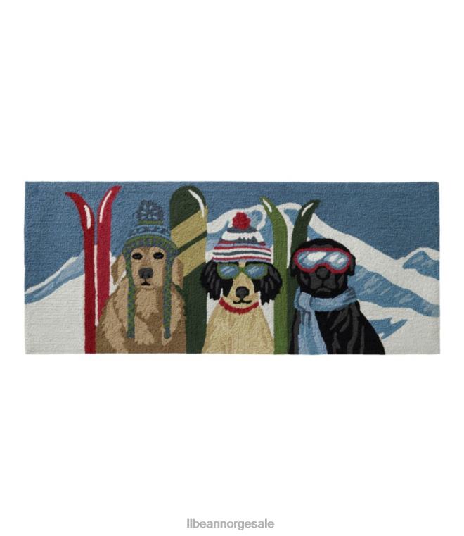 unisex innendørs/utendørs ferieland løper hunder på ski 24VDH2547 L.L.Bean hjem varer multi