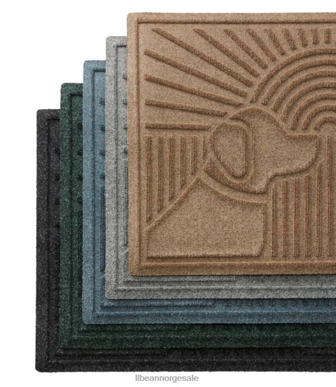 unisex everyspace resirkulert waterhog dørmatte soloppgang hunder 24VDH6817 L.L.Bean hjem varer mellomgrå