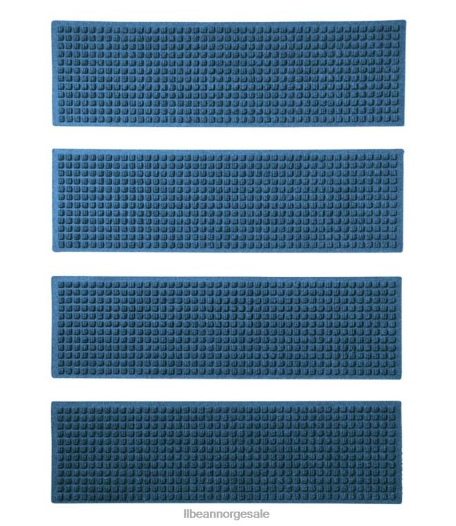 unisex everyspace resirkulert waterhog matte trappetrinn sett med fire 24VDH7252 L.L.Bean hjem varer blå