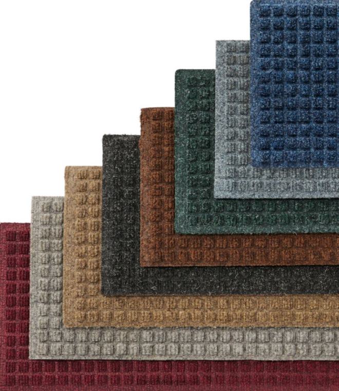 unisex everyspace resirkulert waterhog matte trappetrinn sett med fire 24VDH7252 L.L.Bean hjem varer blå