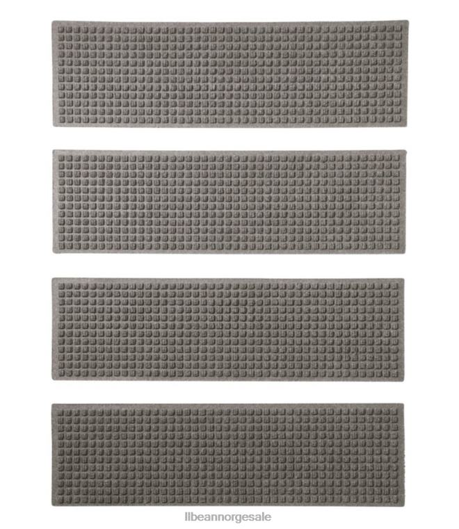 unisex everyspace resirkulert waterhog matte trappetrinn sett med fire 24VDH7323 L.L.Bean hjem varer mellomgrå