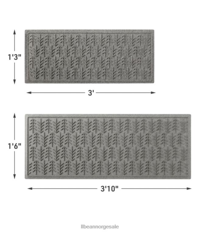 unisex everyspace resirkulerte waterhog boot mat trær 24VDH5581 L.L.Bean hjem varer blåstein