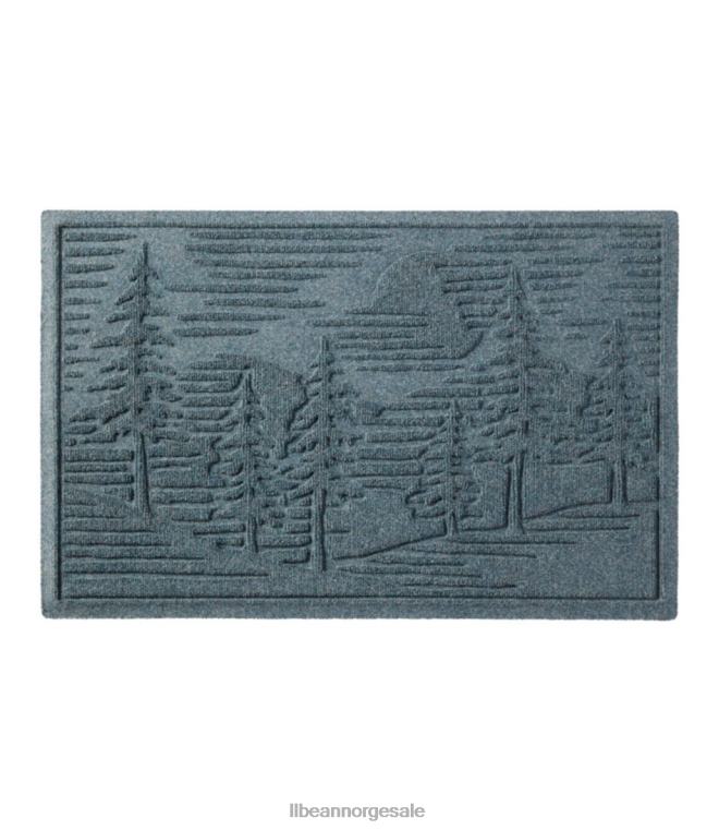 unisex everyspace resirkulerte waterhog dørmatte furutrær 24VDH5506 L.L.Bean hjem varer blåstein