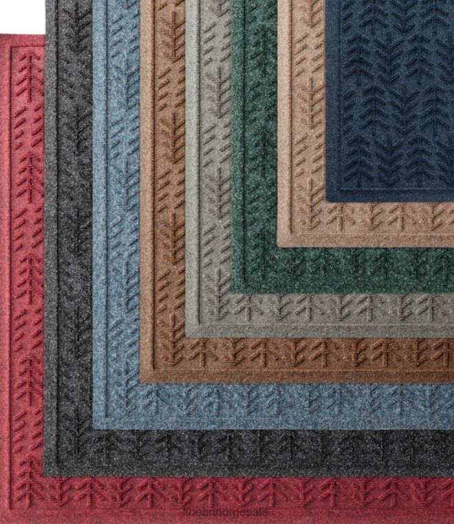 unisex everyspace resirkulerte waterhog mat firkantede trær 24VDH5562 L.L.Bean hjem varer eviggrønne