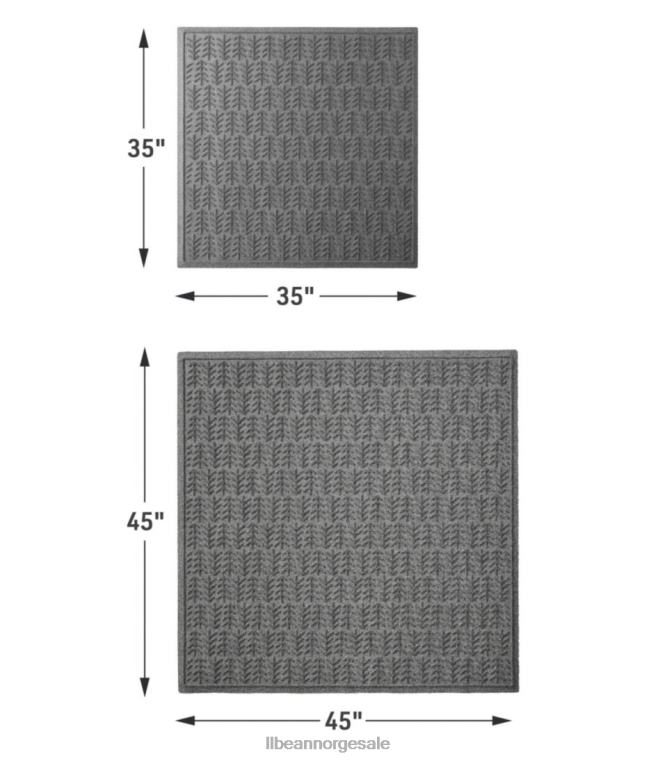 unisex everyspace resirkulerte waterhog mat firkantede trær 24VDH5562 L.L.Bean hjem varer eviggrønne