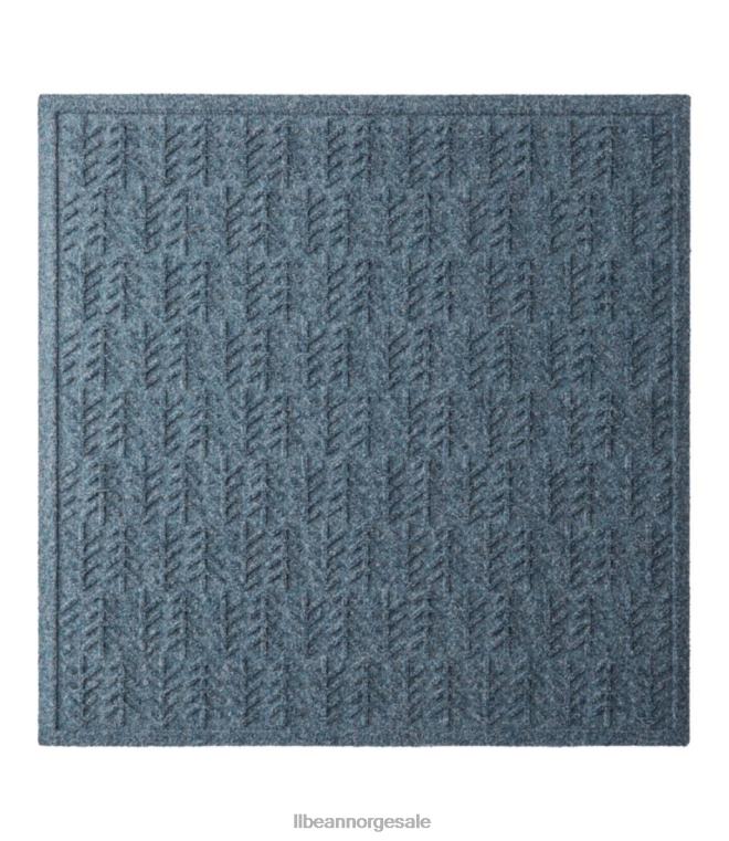 unisex everyspace resirkulerte waterhog mat firkantede trær 24VDH7269 L.L.Bean hjem varer blåstein