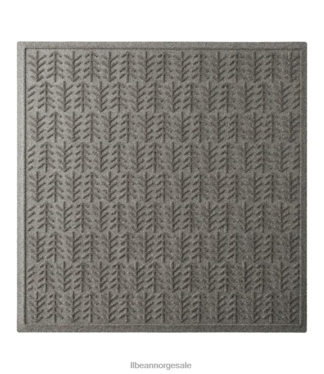 unisex everyspace resirkulerte waterhog mat firkantede trær 24VDH7332 L.L.Bean hjem varer mellomgrå