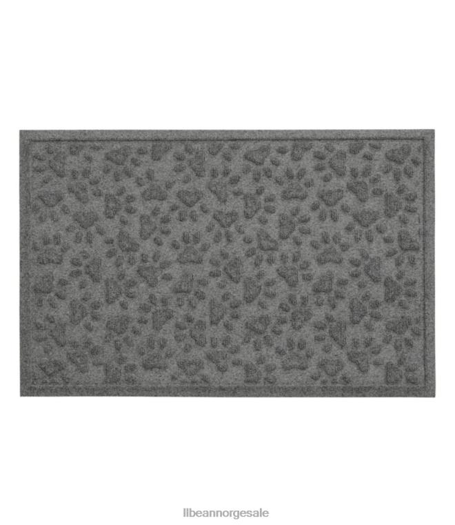 unisex resirkulert waterhog hundematte spredt poter 24VDH6141 L.L.Bean hjem varer mellomgrå