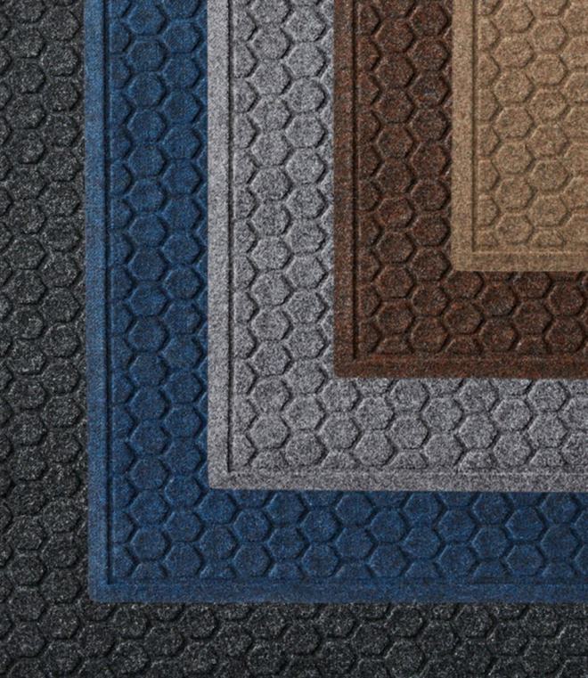 unisex vaskbar vannhog støvelmatte honeycomb 24VDH5573 L.L.Bean hjem varer mørke blå