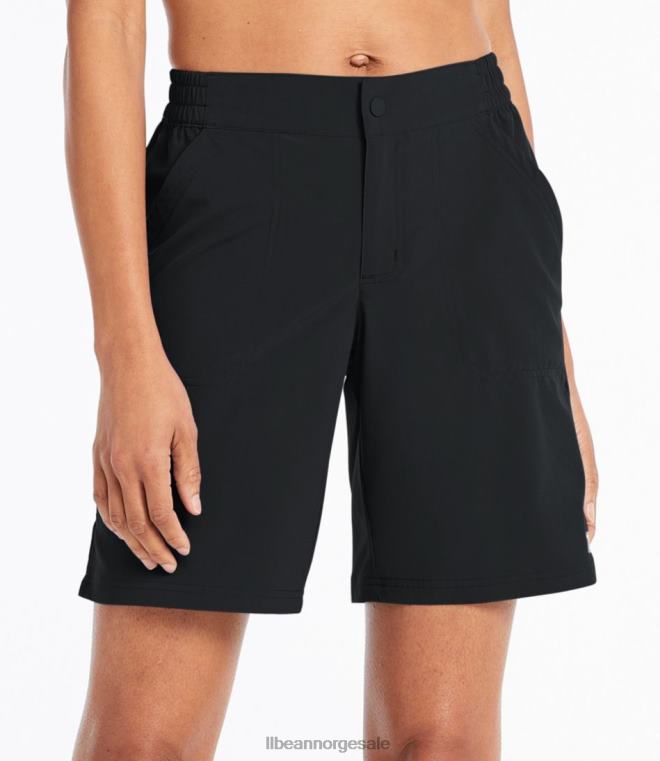 kvinner stretch upf shorts 24VDH4727 L.L.Bean klær svart