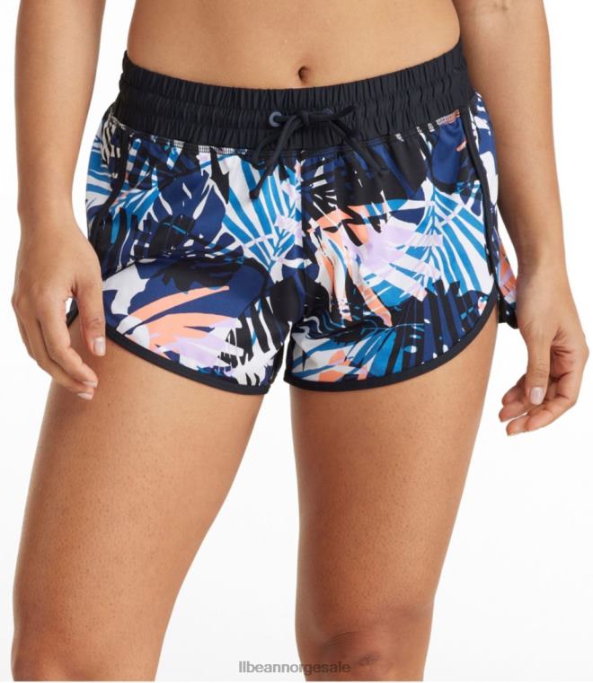 kvinner upf 50+ strikkeshorts 24VDH486 L.L.Bean klær flere håndflater