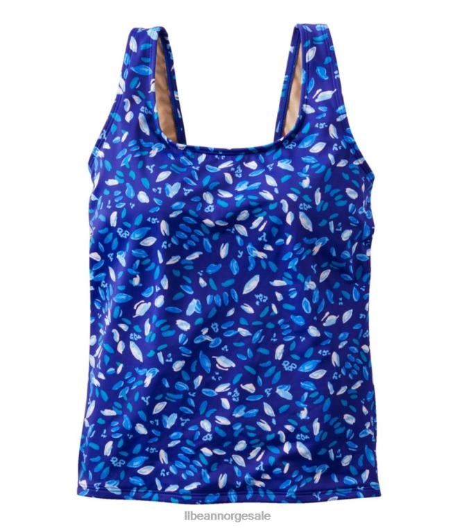 kvinner beansport badetøy 24VDH7286 L.L.Bean klær mørkeste marine paisley
