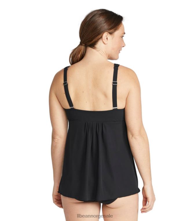 kvinner forme badetøy 24VDH460 L.L.Bean klær svart