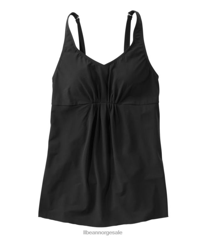 kvinner forme badetøy 24VDH460 L.L.Bean klær svart