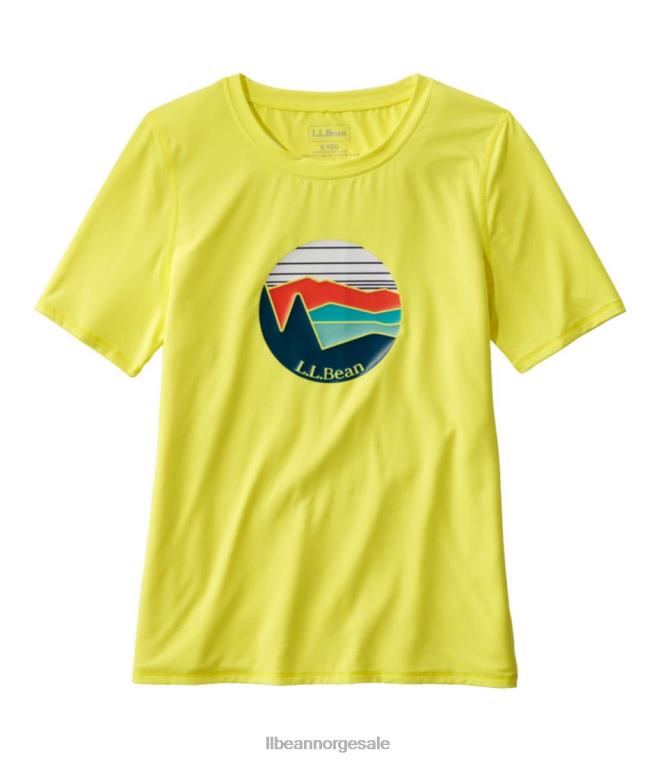 kvinner sunsmart upf 50+ solskjorte 24VDH3964 L.L.Bean klær kobolt katscript