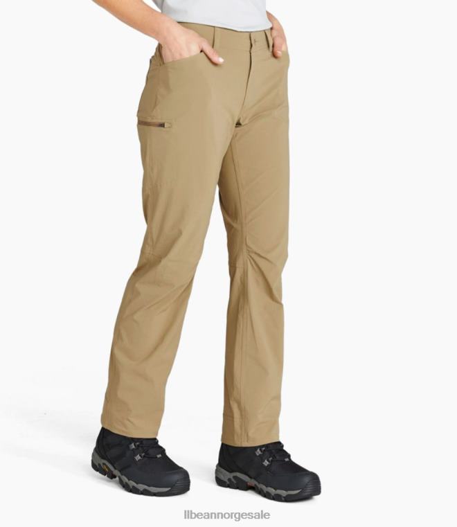 kvinner ingen fluesone bukser 24VDH1245 L.L.Bean fiske mørk silt