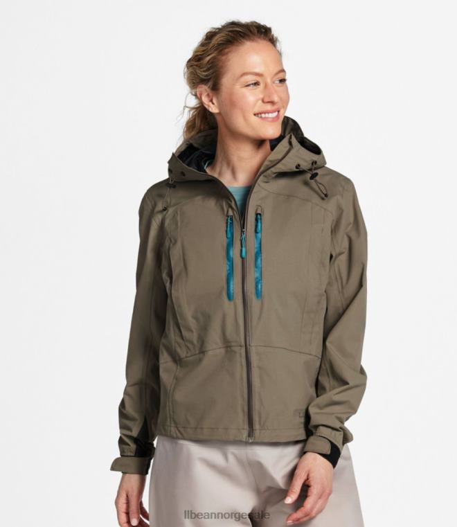 kvinner emerger ii vadejakke 24VDH897 L.L.Bean fiske aske