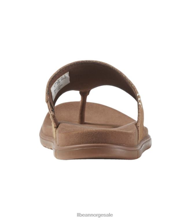 kvinner gå hvor som helst flip-flops 24VDH1025 L.L.Bean fottøy honning brun