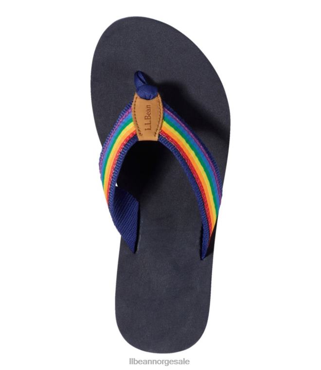 kvinner originale maine isle flip-flops 24VDH960 L.L.Bean fottøy glør/lemonade
